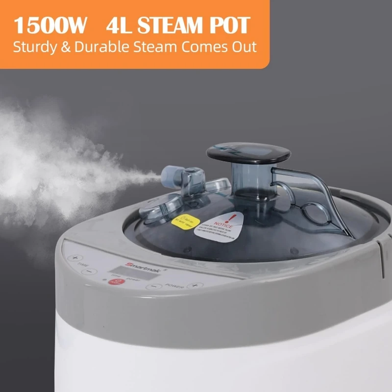 110V/220V 1600W Larger Capacity 4L Steamer Pot Steam Generator For Sauna Room AU US UK EU Plug With Medicine Box 4