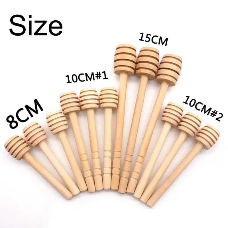2 Pezzi Muslimah Honey Stick Miele Latte Tè Marmellata Latte Mixer Stick Bee Honey Stick Accessori Da Cucina Cucina In Legno