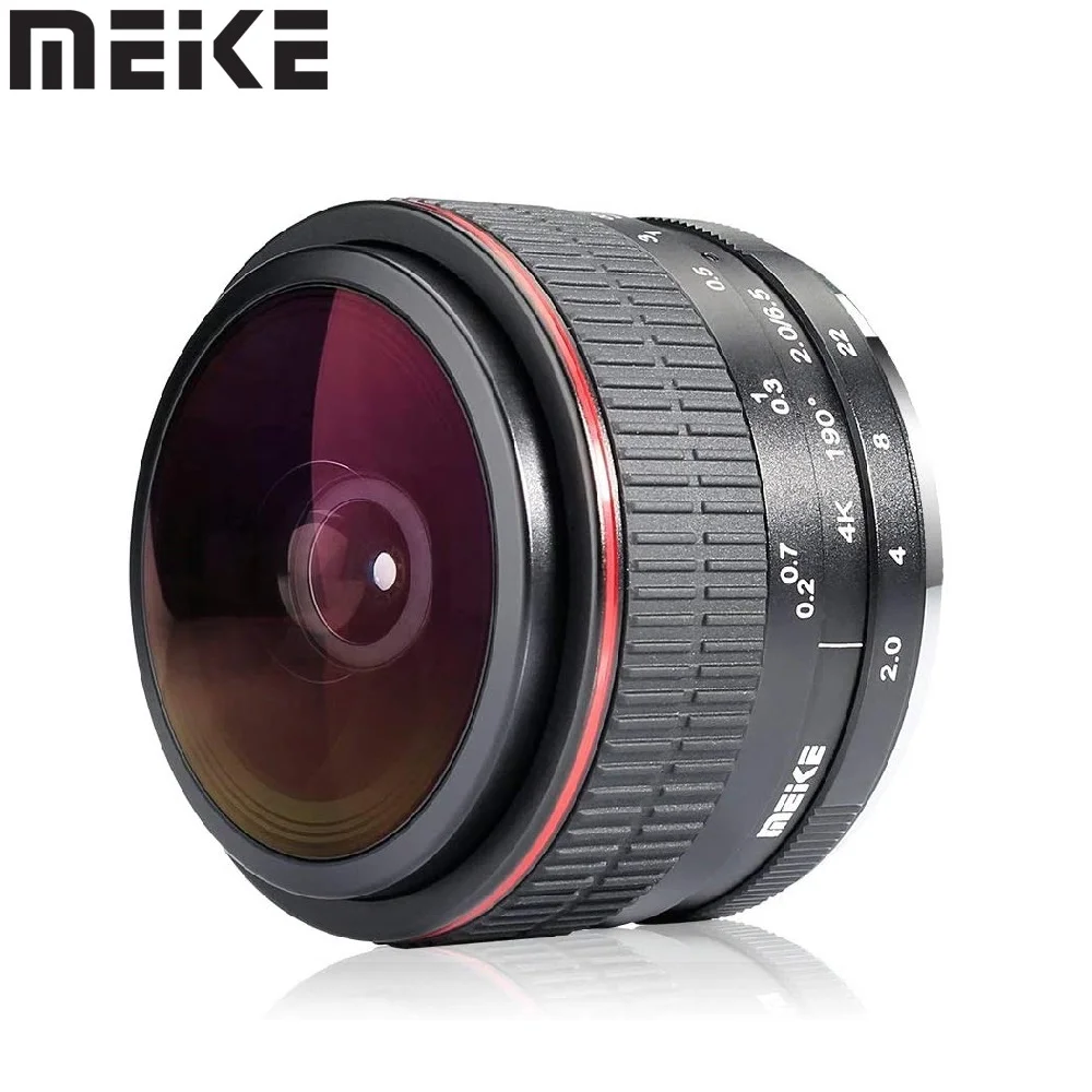 Meike 6.5mm f2.0 APS-C Circular Fisheye Lens for Canon EF-M Mount /for Sony E Mo