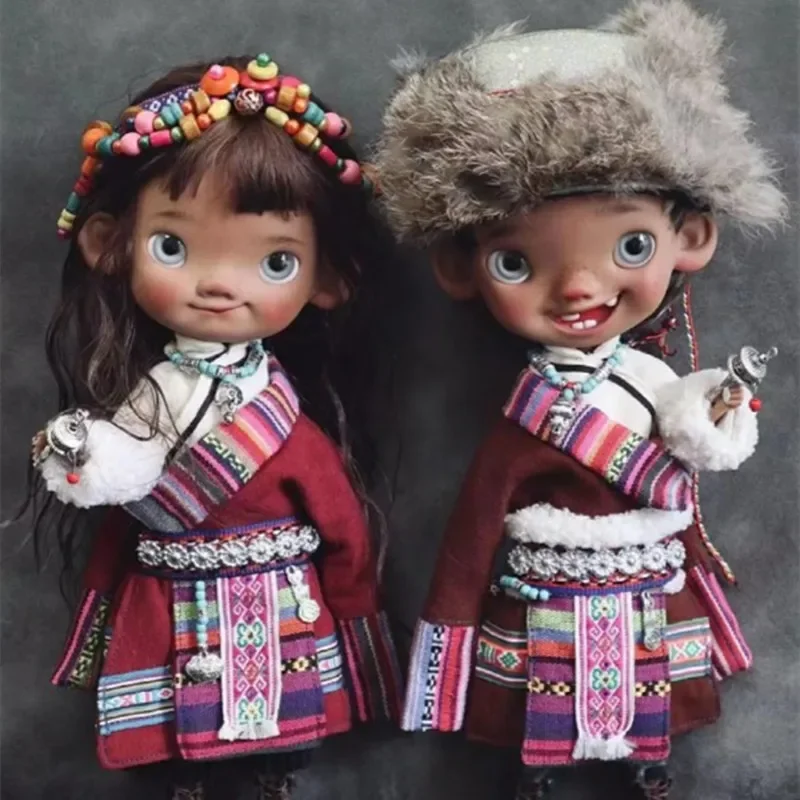 Amzing Expression 1/6 Big Head Pii With Girl Body Extra Free Mani E Piedi Pipi Jaki Naughty Happy Cute Minor Bjd Dolls