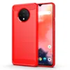 Brushed Texture Case For 1+7t Oneplus 7T Silicone Cases for Oneplus7t One Plus 7T Luxury Carbon Fiber Soft TPU Phone Cover 5