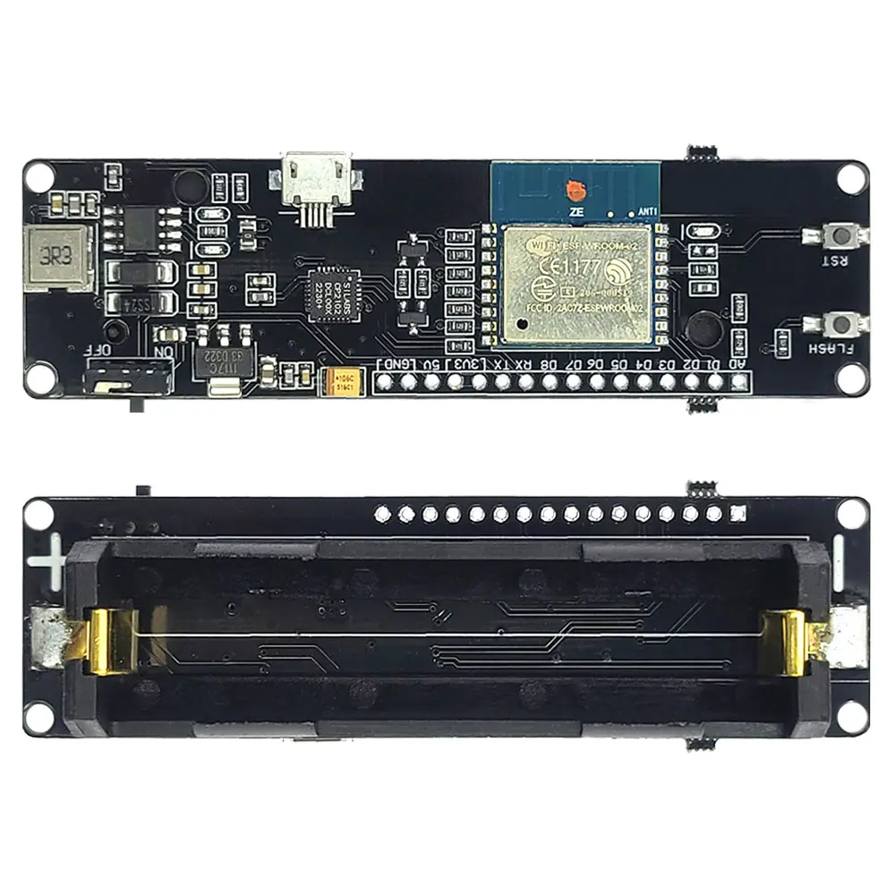 와이파이 모듈 미니 개발 보드, 18650 배터리 거치대 박스 키트, ESP-WROOM-02 CP2102, USB 마이크로 ESP8266, D1