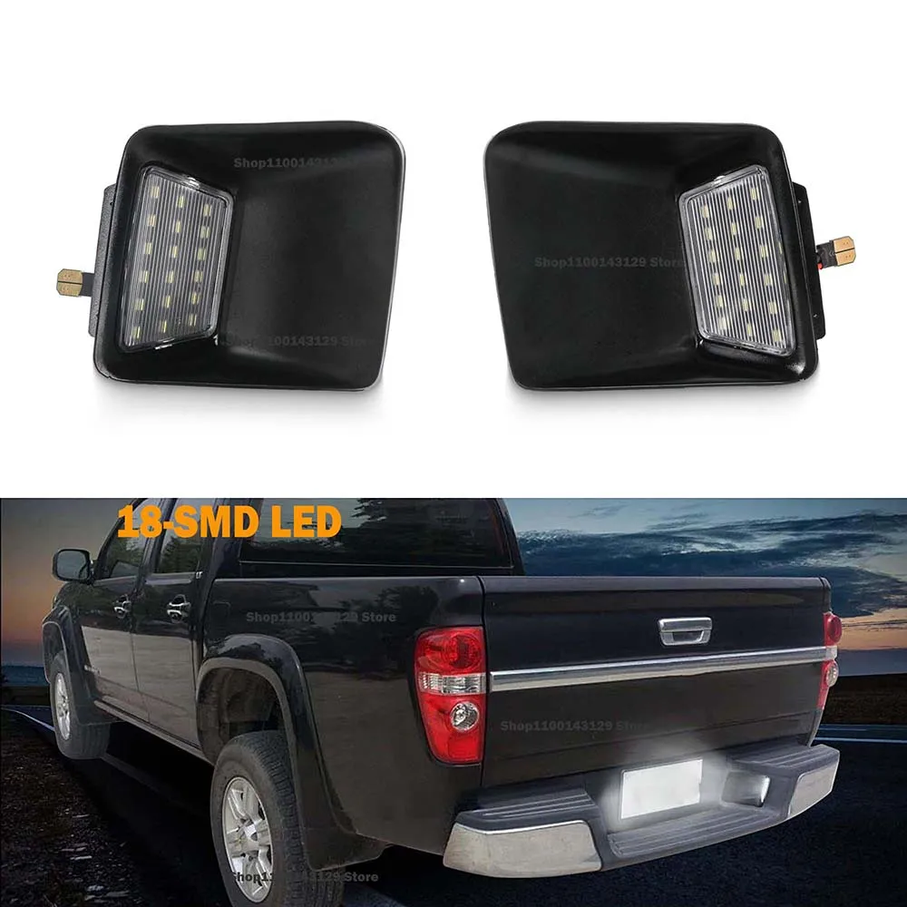 

OEM#20985454,20985455 Car Light Lamp For 2004-2012 Chevy Colorado/GMC Canyon 18-SMD LED Rear Bumper license Plate Light Lamp SET