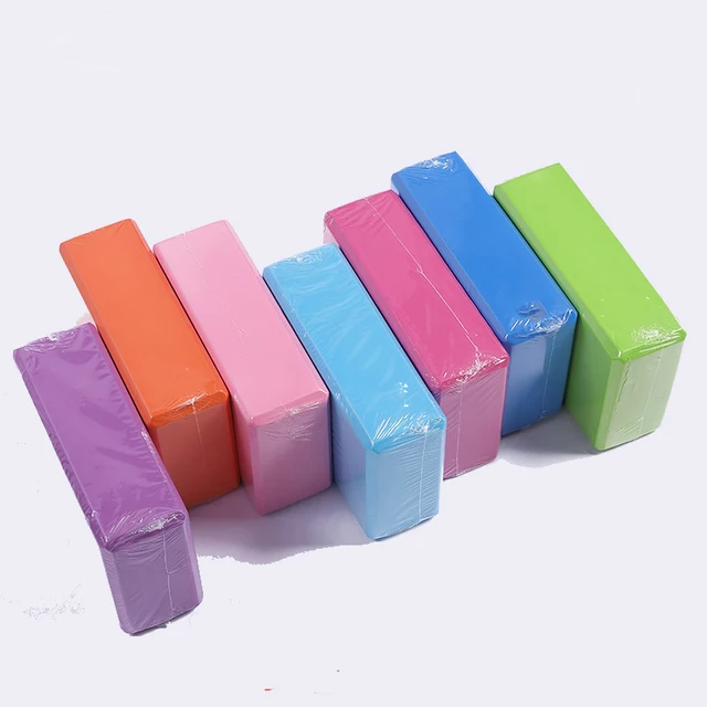 EVA Gym Blocks Foam Brick Training Exercise Fitness Dance Tool Yoga Bolster Pillow Cushion Stretching Body Shaping Yoga Blocks 5