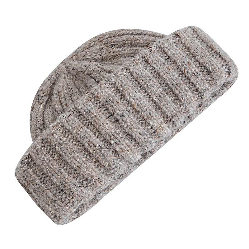 New Unisex Slouchy Loose Winter Hats Decoration Beanie Hats For Women Warm Beanie Streetwear Cap Hats Outdoor Winter Knitted Hat