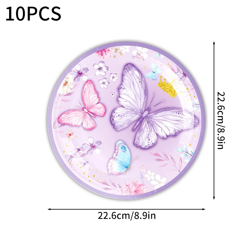 10PCS 9in plates