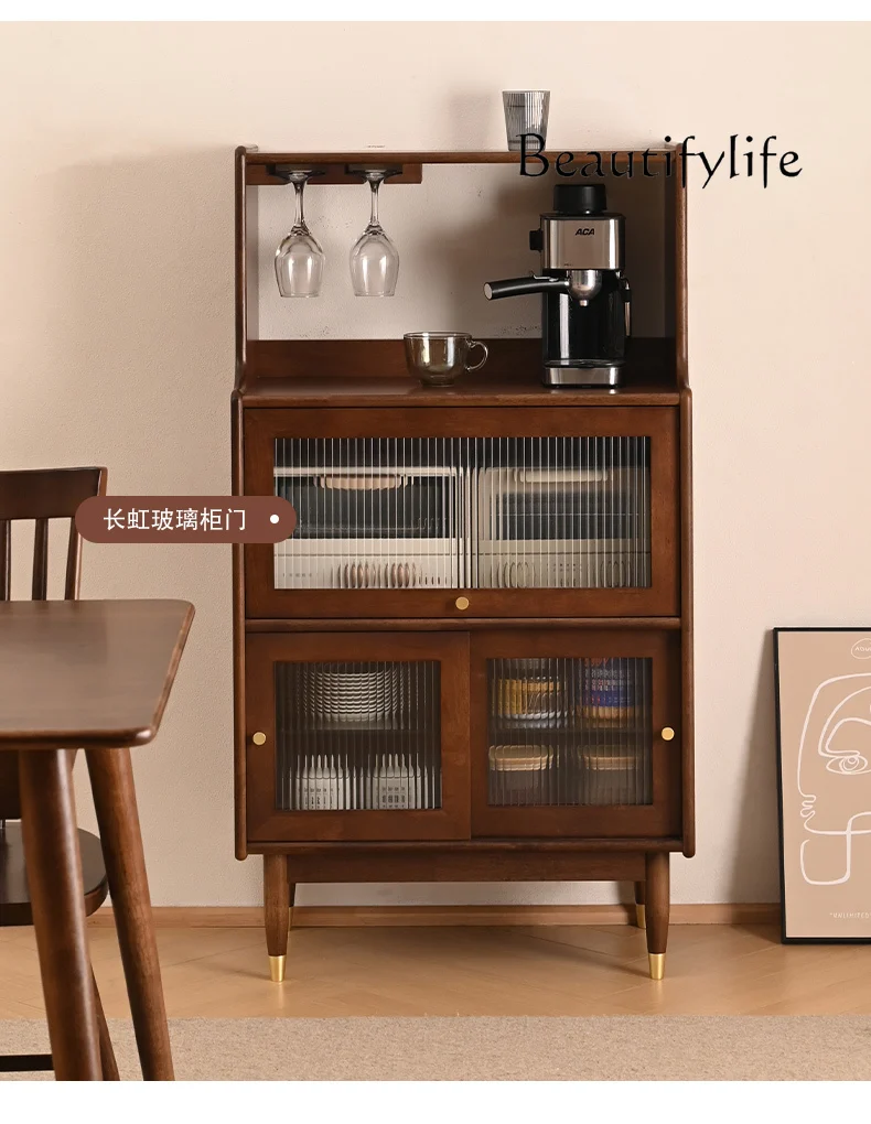 

Nordic Style Solid Wood Sideboard Household Minimalist Storage Cabinet