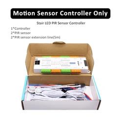 Enhanced LED Motion Sensor Night Light Strip with Smart PIR Control (Controller)