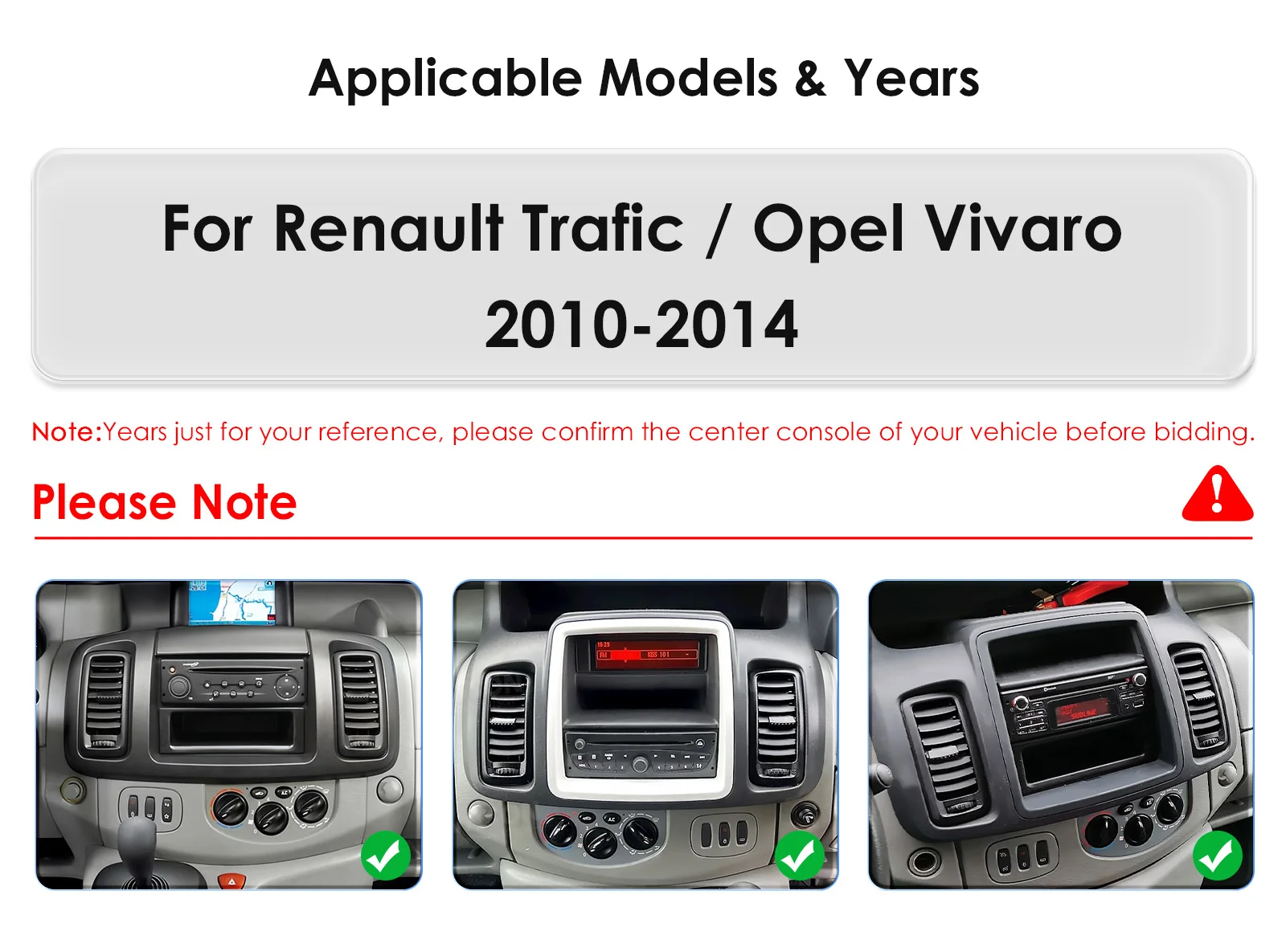 Radio OSSURET AI Android 14 para Renault Trafic, Opel Vivaro 2010 2011 2012 2013 2014, sistema inteligente Carplay, reproductor multimedia de vídeo para coche, GPS 4G 6115 2