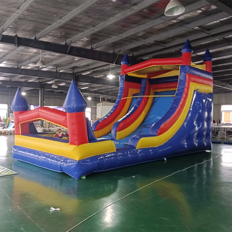 Tobogán inflable gigante para uso comercial para niños, equipo de