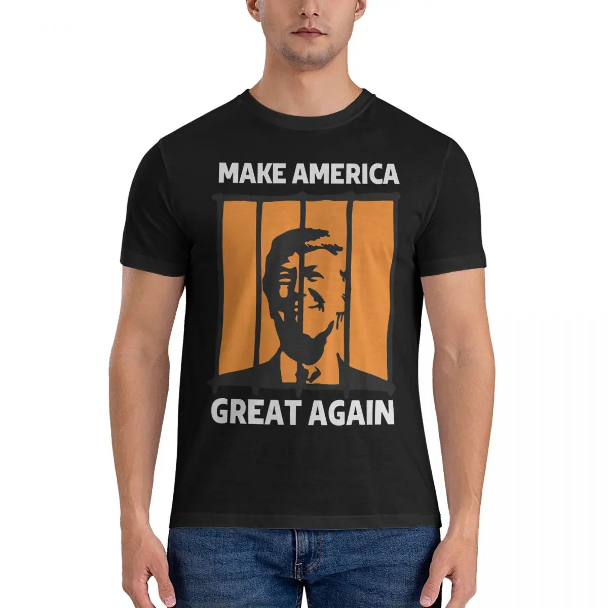 

Make Americe Great Again T Shirts for Men Cotton Hipster T-Shirt Round Neck Free Trump Tee Shirt Short Sleeve Tops 4XL 5XL 6XL