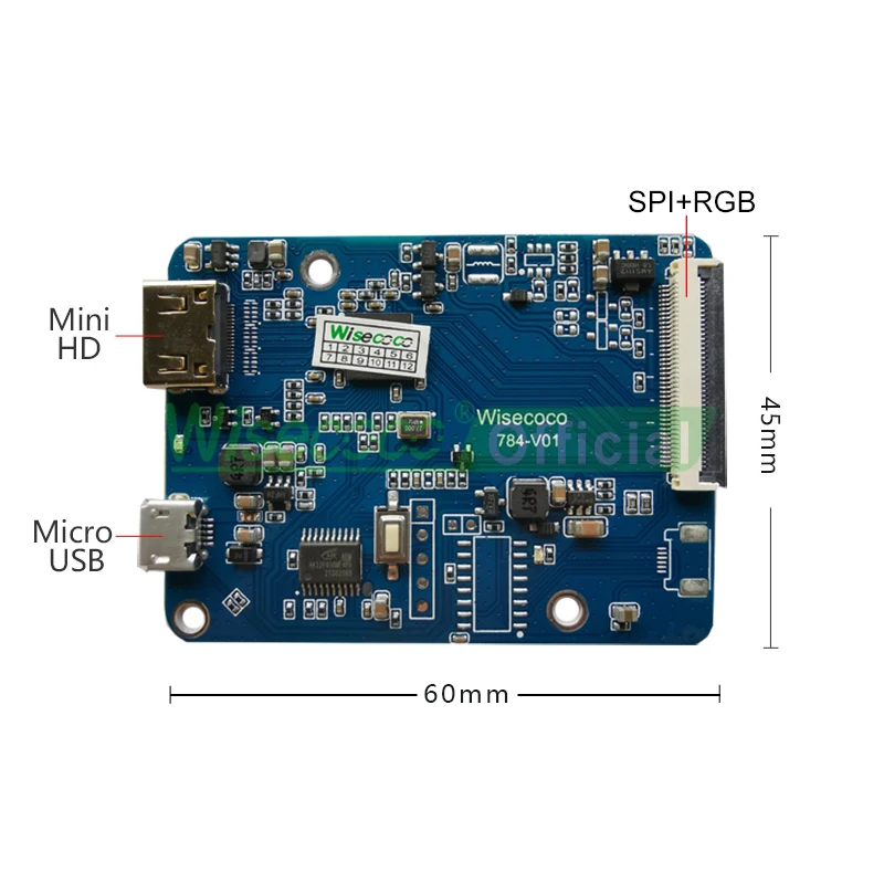Wisecoco 7.9 Polegada Display Secundário para pc Monitoramento Mini Cpu Gpu Ram Wide Lcd 480x1280 Tela Aida64 Ips - Imagem 3