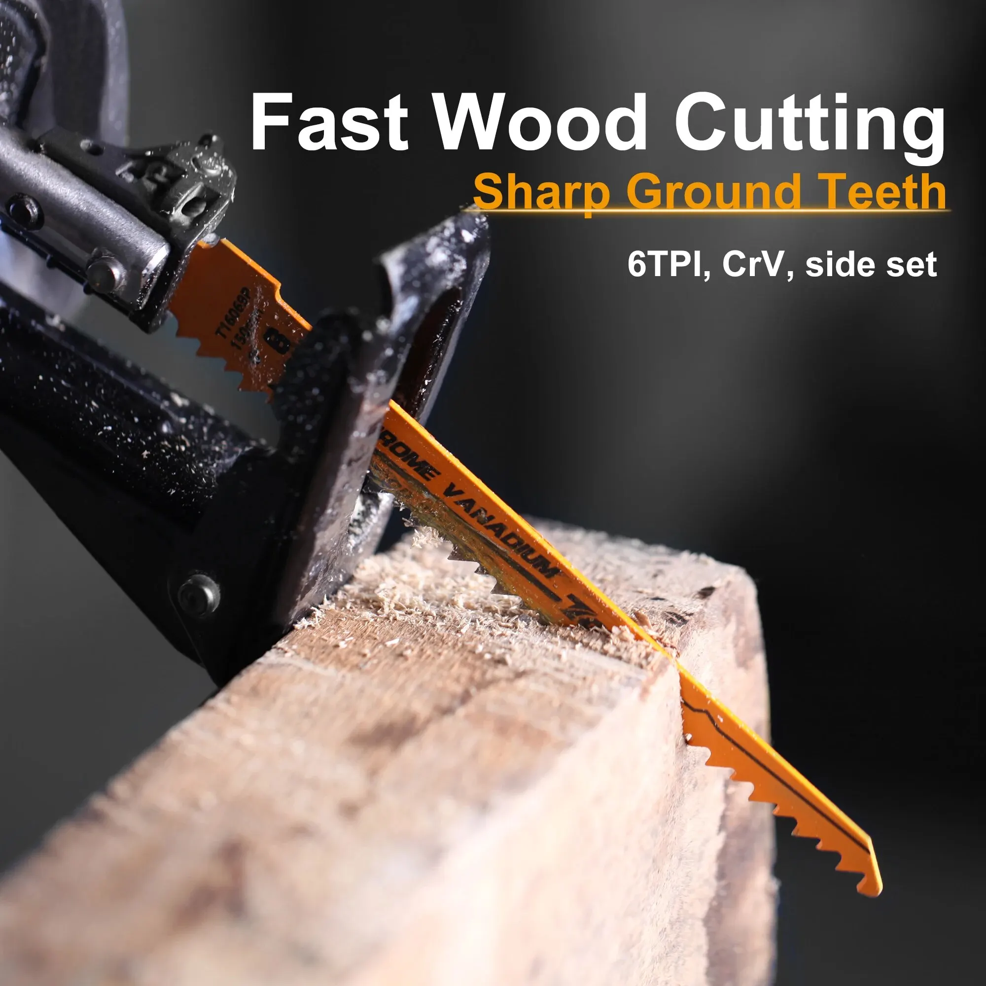 TOLESA reciprocating saw blades 10PCS for wood pruning PVC cutting for metal cutting Window door demolition