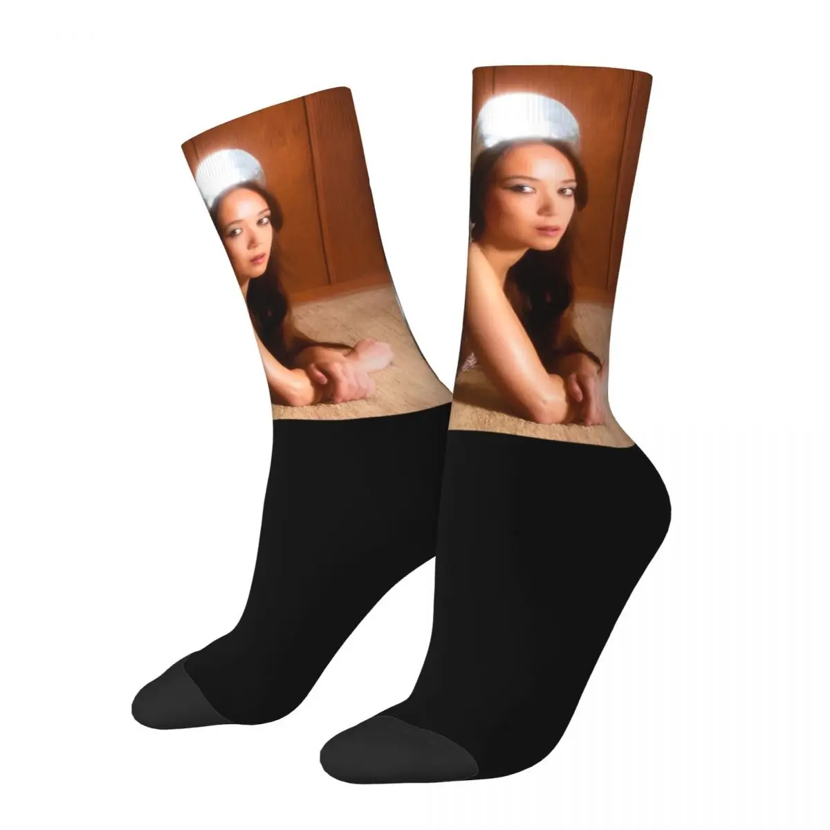 

Laufey Singer 2024 Tour Goddess Product Crew Socks Compression Bewitched Album High Quality Crew Socks for Men's Wonderful Gifts