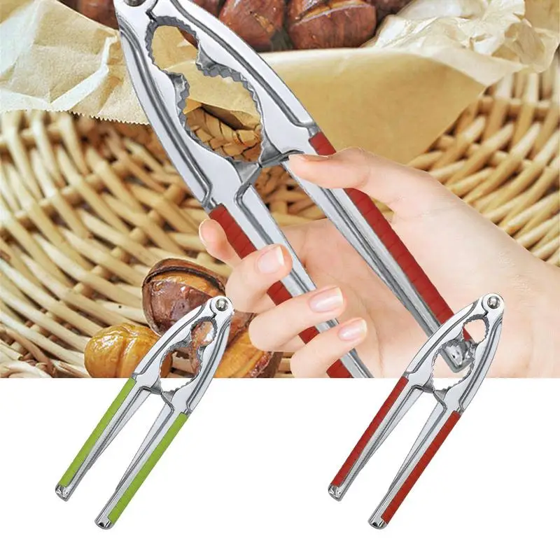 

Nutcracker Chestnut Clip Multifunctional Premium Walnut Pliers Hazelnut Cutter Tongs Tool With Non-slip Handle For Dry Fruits