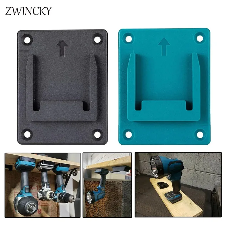 ZWINCKY 공구 기계 거치대 벽 마운트 스토리지 브래킷 고정 장치, 보쉬 마키타 18V 전기 공구 랙 스탠드 슬롯
