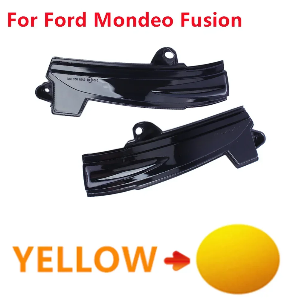 

Светодиодный динамический поворотный сигнал, боковое крыло, зеркальный индикатор, лампа для Ford Mondeo 2013-2020, США, для Ford Fusion 2013-2020, США