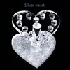 Nail thickening/thin acrylic pen holder gold and silver heart-shaped pen holder round pen holder nail tool 5