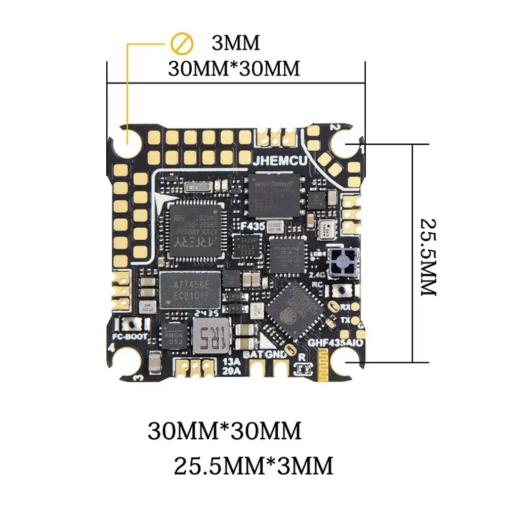รูปสินค้า ชุดควบคุมโดรน FPV 20A พร้อม ELRS 2.4G