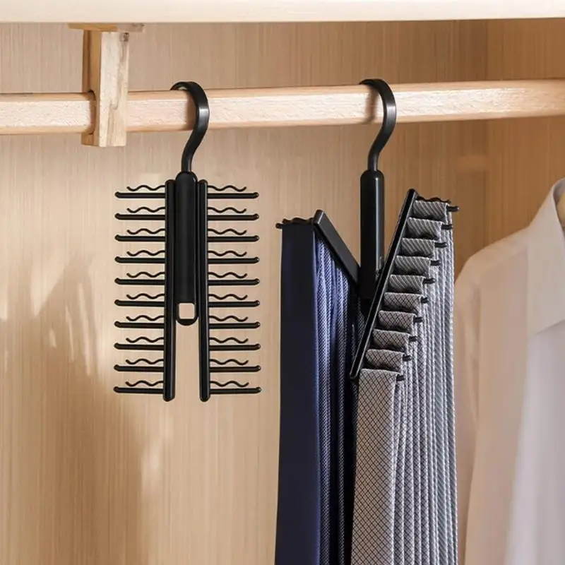 Professional Tie Storage Hanger Organizers with 20 Positions for Easy Selection 5