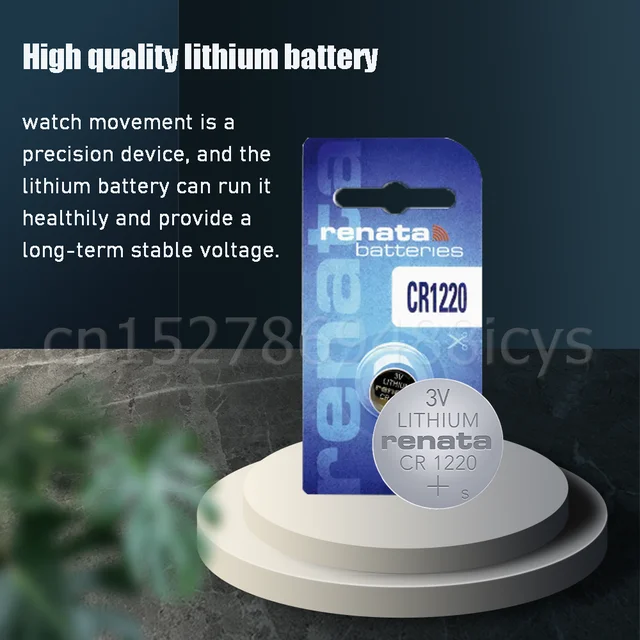 PILA BOTON LITIO CR1220 3V (5 UDS)