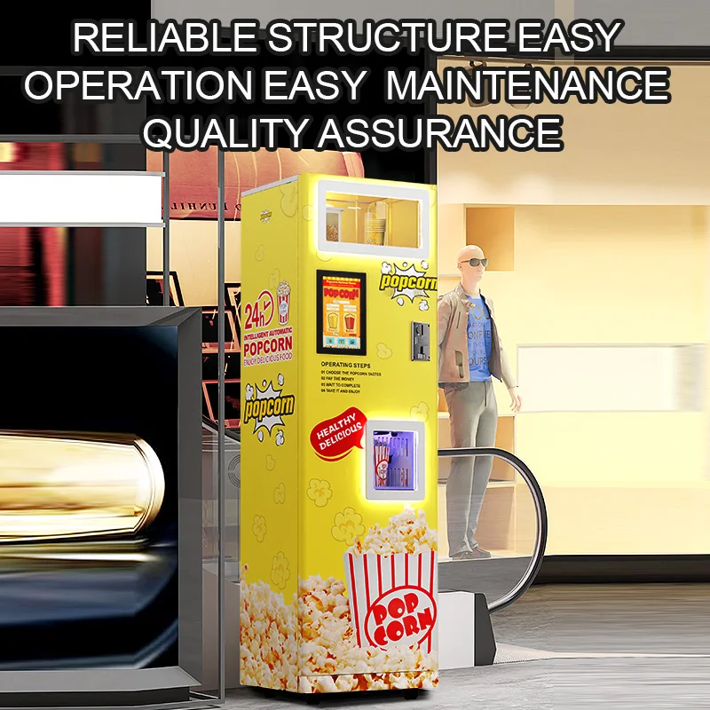 Professional Commercial High Quality Popcorn Vending Machine Caramel  Automatic Machine A Popcorn Making Machine 6