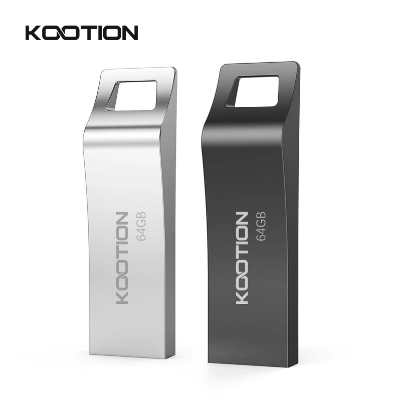 KOOTION U18 Metal Pendrive 64gb USB Flash Drives 2.0 Pen Drive 32GB 16GB Cle Usb Memory Stick Device Flash Disk for TV Computer