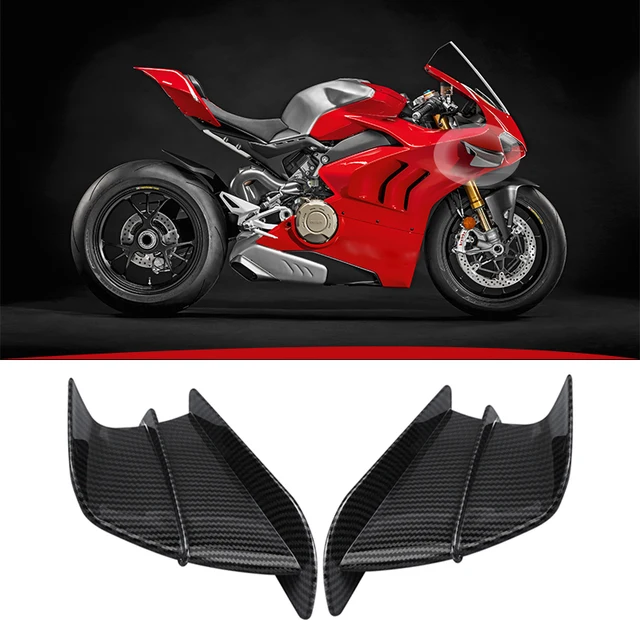 オートバイ用ウィングレット 用 CBR1000RR 2017-2020 オートバイ改造アクセサリー フロントフェアリングホルダー ウ オートバイの  サイドフェアリングウィングレット パニガーレ車オートバイ改造用固定翼空力翼サイドフェアリングウィングレットスポイラーカー Amazon.co ... オートバイウ ィングレット 用 スズキ バイク フロントサイドスポイラーエアロダイナミックウィングセットアクセサリー(Grey)