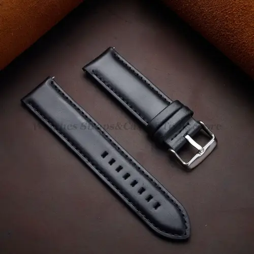 Genuine Leather Watchband 18mm 20mm 22mm 24mm 26mm Vintage Cowhide Watch Strap for DW Quick Release Bracelet Universal Wristband - Image 5