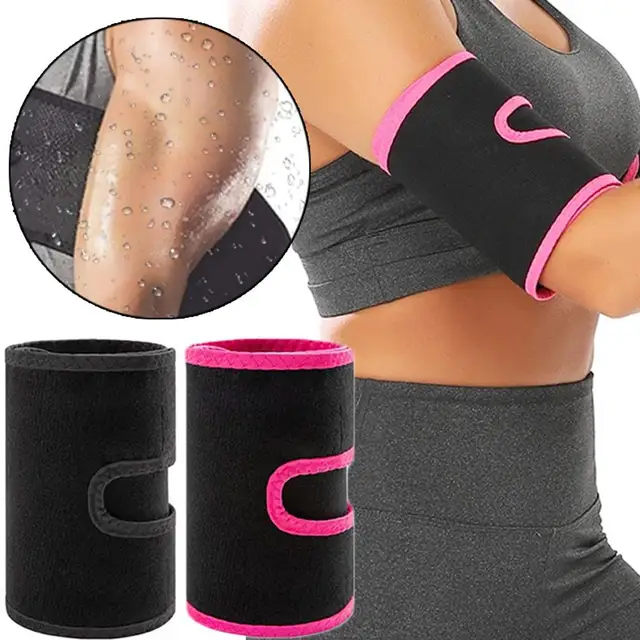 Arm Trimmers Sauna Sweat Bands Women Arm Slimmer Trainer Anti Cellulite Arm Shapers Weight Fat Reducer Loss Workout Body Shaper 3