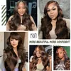 250 Density Human Hair Wigs Chocolate Brown Lace Front Wig Body Wave Wig 13x6 Hd Lace Frontal Wig for Black Women Clearance 6
