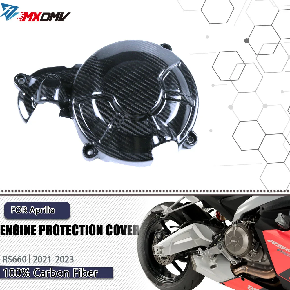 

For Aprilia RS660 Tuono 660 2021-2023 Engine Clutch Cover Carbon Fiber Motorcycle Accessories