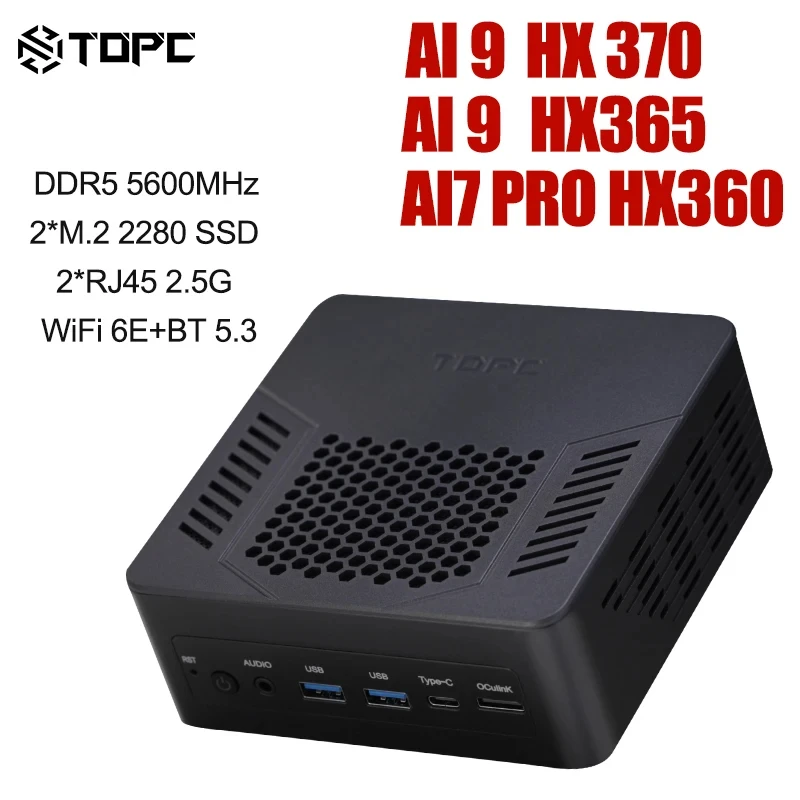 TOPCTR9RyzenAI7ProMiniPcRyzenAI9HX365HX370WiFi6EBT5.3DDR55600MHz2280NVMESSDWin11DesktopGamerComputer-AliExpress7