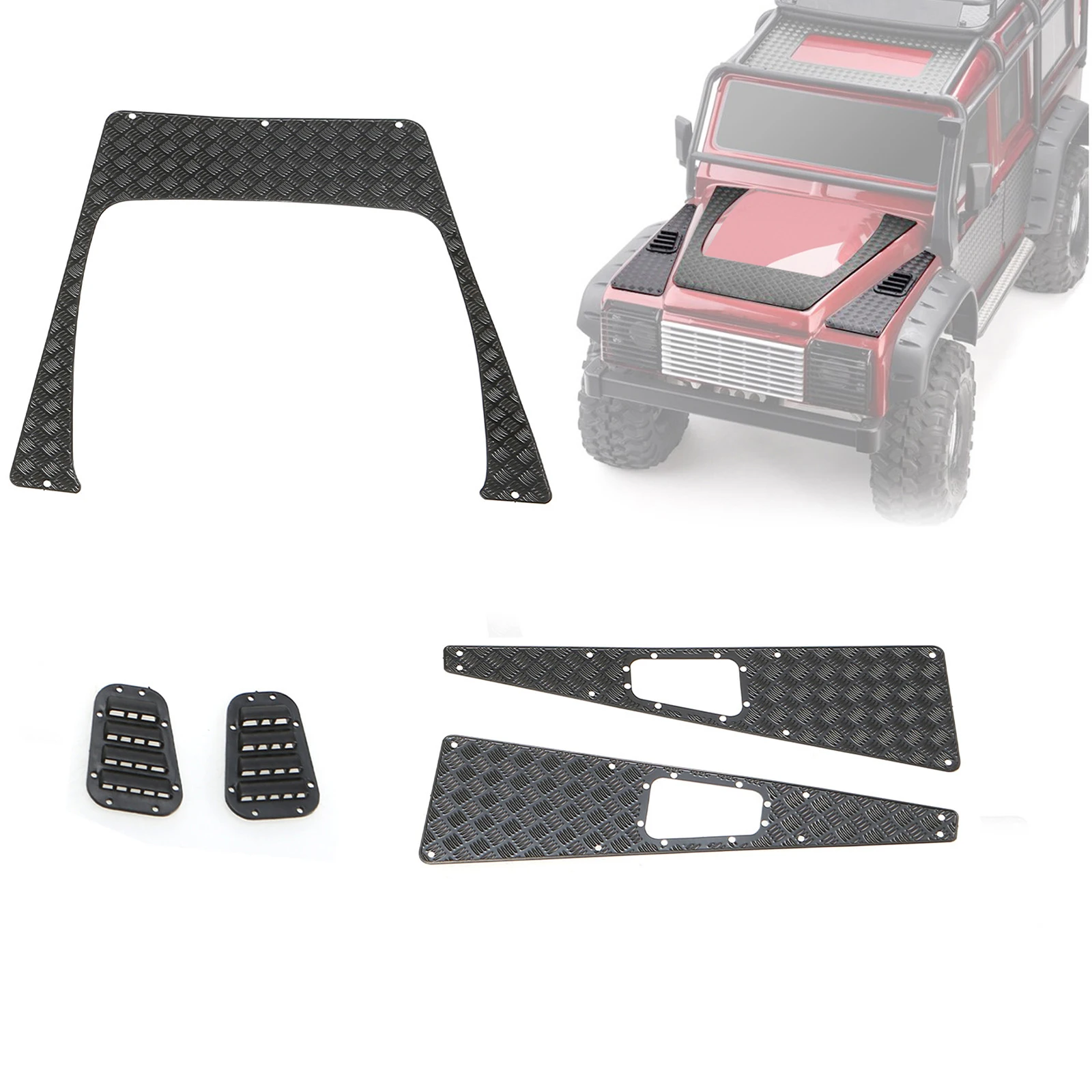 RC ڵ  ׸ 浹   ׸ Ŀ ŰƮ, 1/10 RC Traxxas TRX4   ؾ, 5 