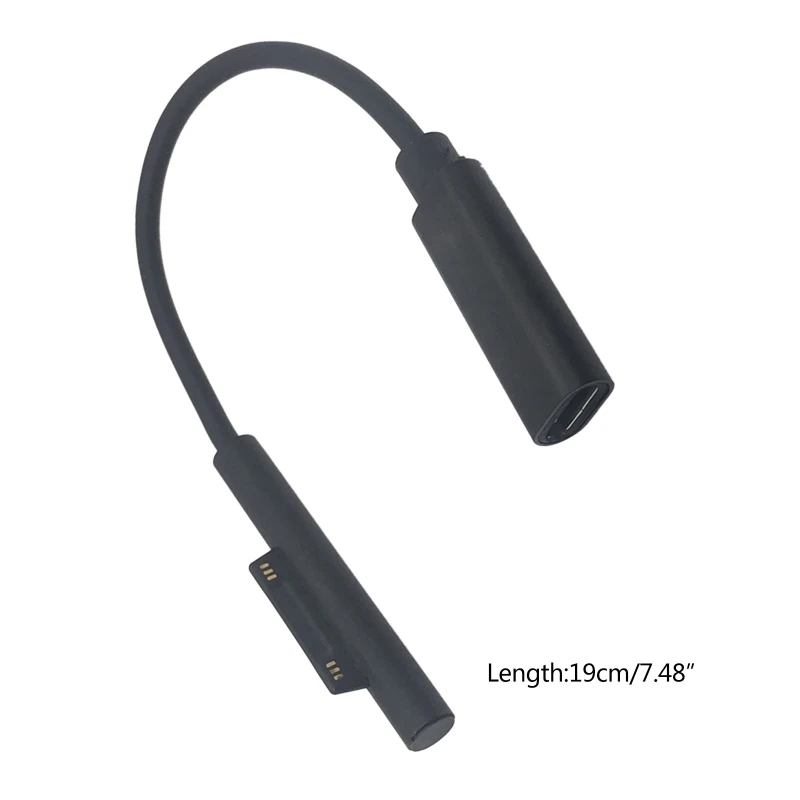 Type-C to Micro soft 7/6/5/4/3 Tablet Charging Cord PD Fast Charging Cord for Surface Pro Fast Charging Wire USB3.1