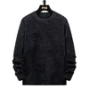 Plus Size Men's Sweater Wool Warm Pullovers O-Neck Knit Winter Fit Tops Male Thick Knitwear Mens Bottoming Shirt 8XL 7XL 6XL 5XL 6