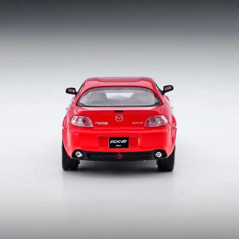 마쓰다 RX8 RX-8 스포츠카 합금 자동차 모델, 다이캐스트 장난감 시뮬레이션, 소형 체중계 자동차 모델, 미니어처 모델 수집품 선물, 1/64