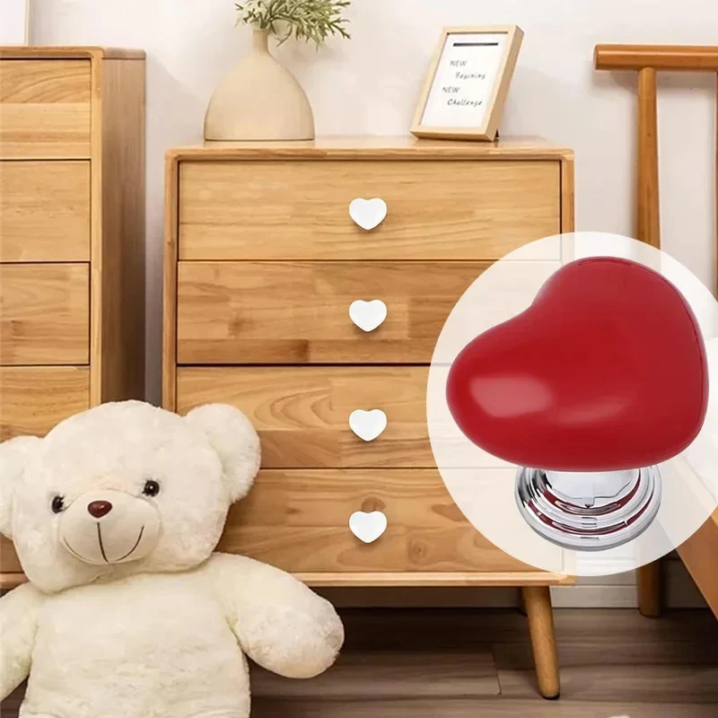 Handle Toilet Press Button Heart Shaped Press Tank Push Switch Toilet Bathing Room Decor Water Press Flush Button Home Tools