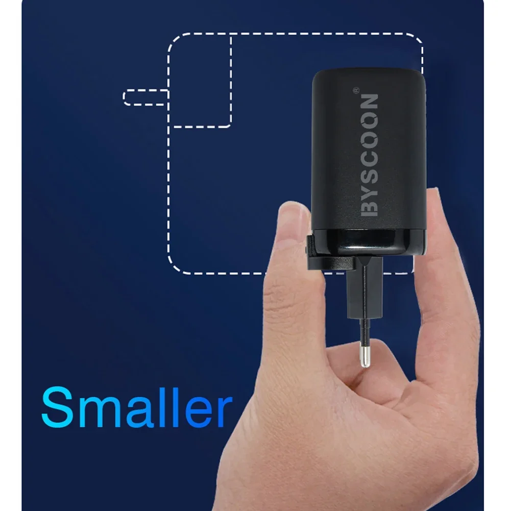 Byscoon-GaN USB CŸ , 65W, PPS, PD, QC4.0  , ƺ Ʈ, IPAD, º, Ｚ S23, S22 Ʈ