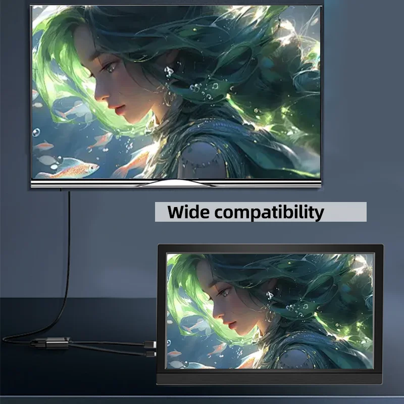 Portable LED Display 7/8 inch Touch screen HD Small Built-in Speaker Laptop Xbox PS4/5 switch