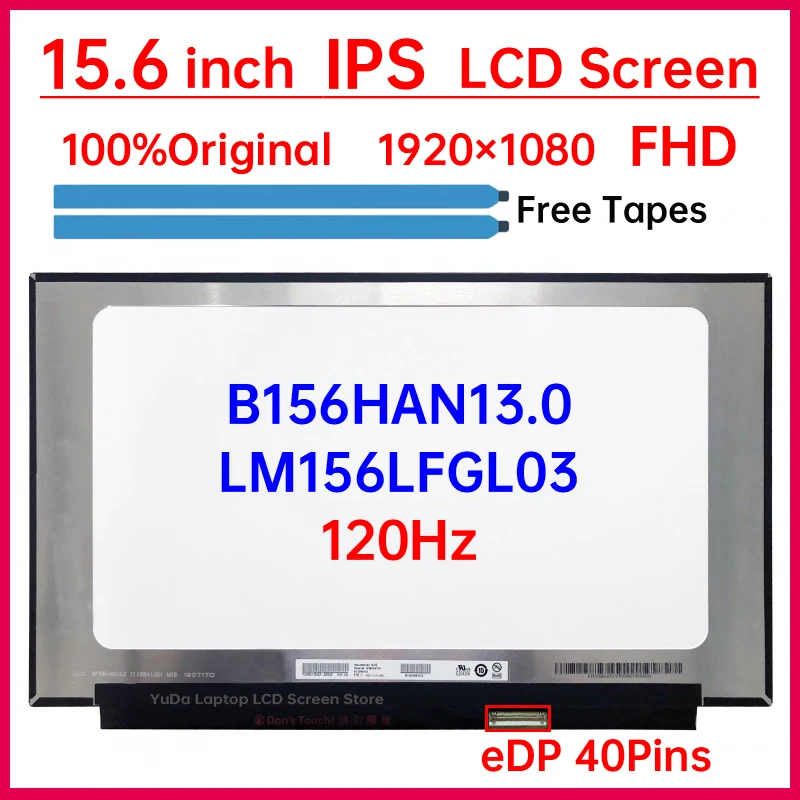Écran LCD B156HAN13.1 HW3A 15.6" FHD 120Hz - Compatible Universel - Neuf Sous Garantie