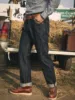 Red Tornado 710 Slim Straight Jeans Button Fly Heritage Style Selvedge Denim Pants 5