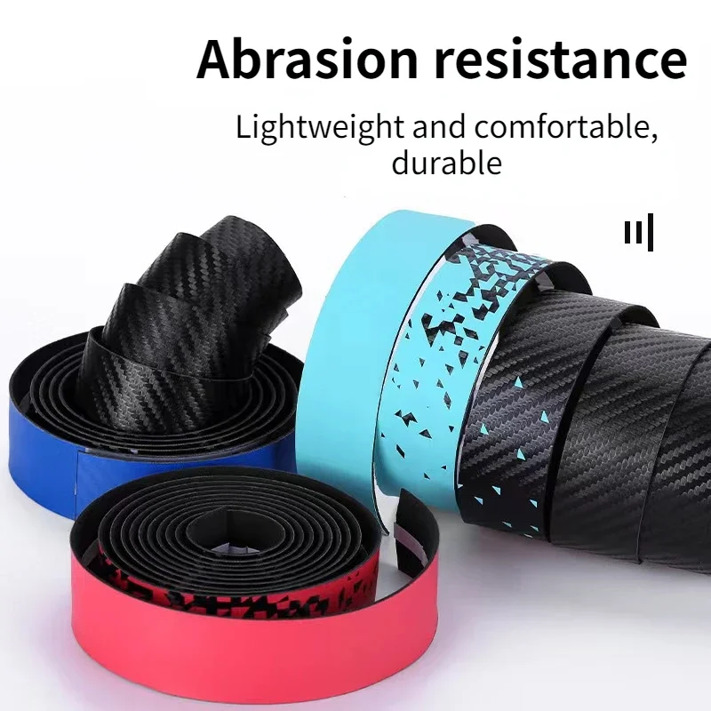 Bicycle Handlebar Tape Anti-Vibration PU EVA Bent Cycling Road Bike Tapes Racing Breathable Non-Slip Handle Bar Belt Wrap bike handlebar tape