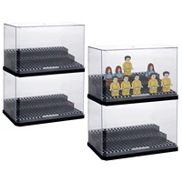 Acrylic Display Case for Minifigure Action Figures Blocks Removable Display Box Cube Showcase for Models Dustproof Storage 1