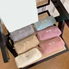 Korean Corduroy Cosmetic Bag Small Makeup Pouch Lady Portable Travel Toiletry Bag Necesserie Organizer Student Cute Pencil Case 2