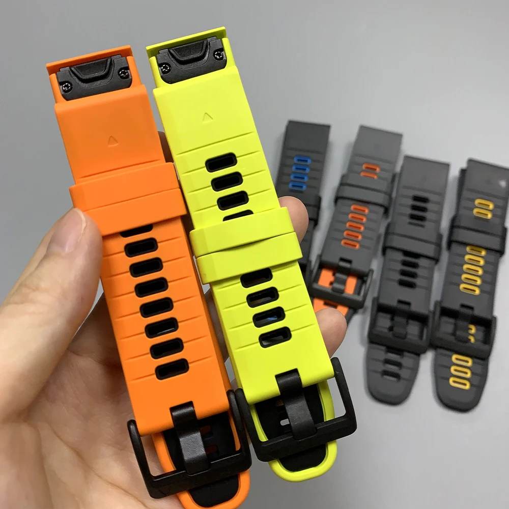 Durable Silicone Sports Watch Band - QuickFit Design