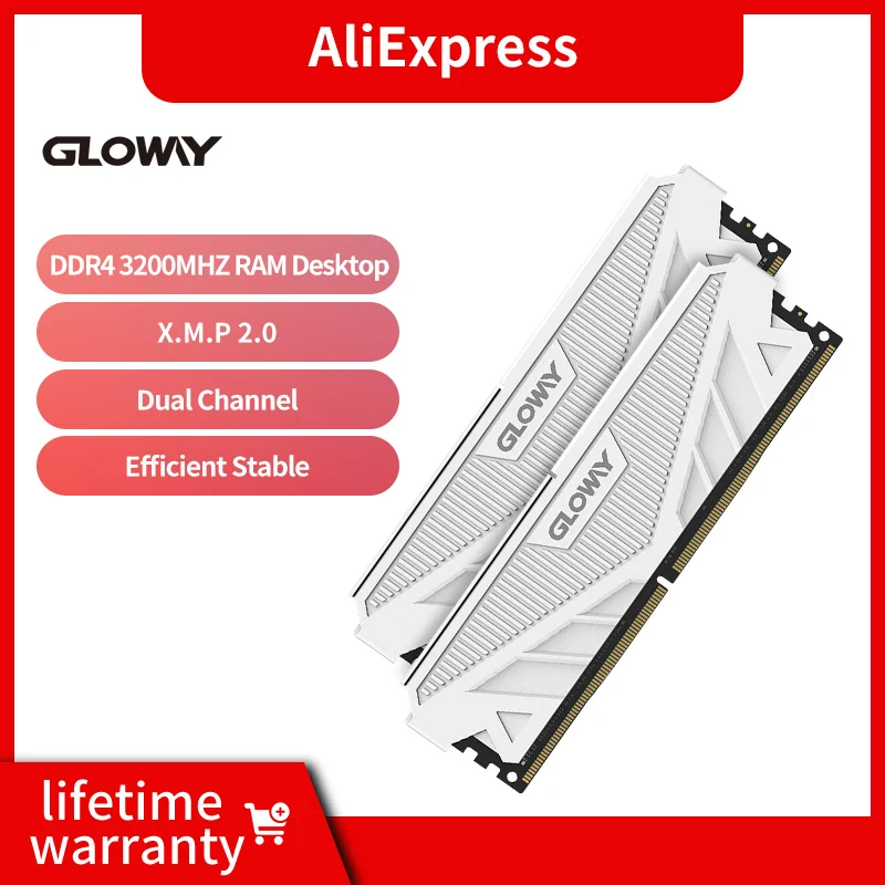 Gloway memoria ram ddr4 8gb 16gb 3200mhz 3600mhz Desktop memoria ddr4 Dual Channel Ram  For Computador PC