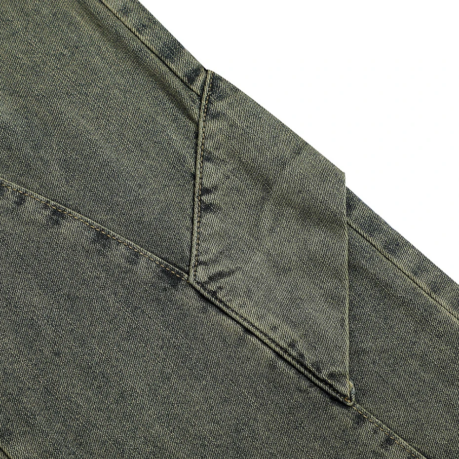 Men Vintage Baggy Jeans Patchwork Designer Retro Blue Loose Straight Denim Pants Harajuku Streetwear Jeans Trousers 6