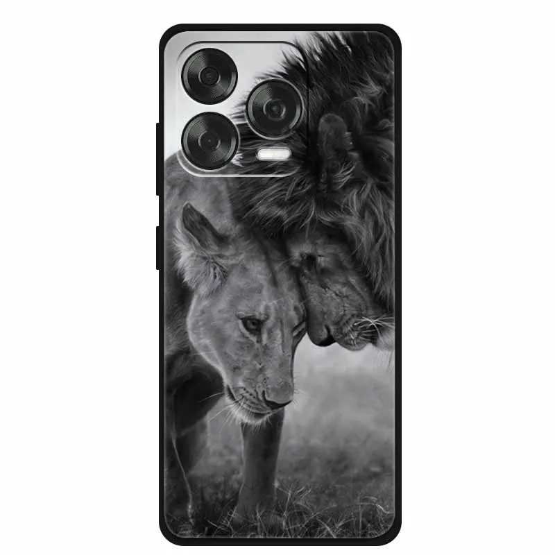 Animal Design Soft Silicone TPU Phone Case - Durable Back Shell and Bumper Cover