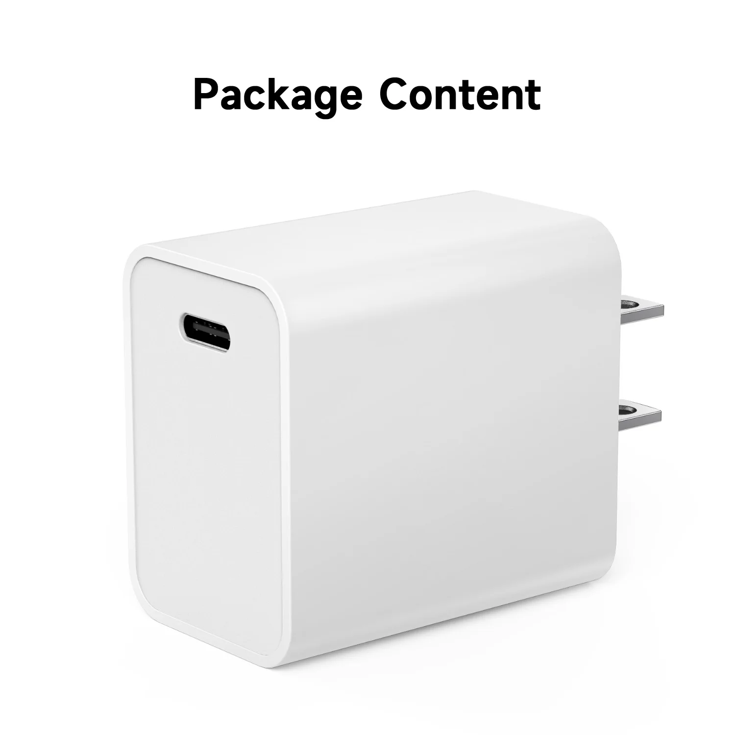 

Быстрое зарядное устройство Waveshare PD20W, блок USB Type-C для настенного зарядного устройства, вилка стандарта США, интеллектуальная регулировка скорости зарядки